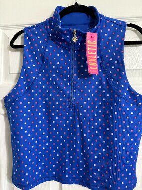NWT Lilly Pulitzer Luxetic crop top XL